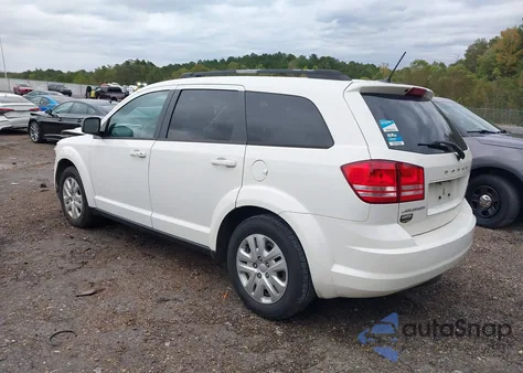 2018 Dodge Journey Se from USA, damaged, VIN 3C4PDCAB2JT376370